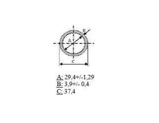 TPV cső L= 1000 mm/darab