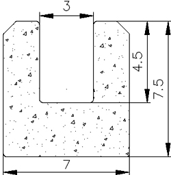 MZS - G519 7×7,5 mm