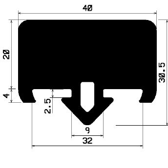 AU 2103 1B= 100 m