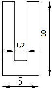 TU1 - G053 10×5×1,2 mm
