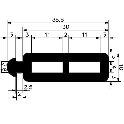 AU - G337 35,5×10 mm