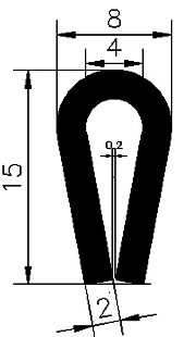 TU1 - G377 8×15 mm