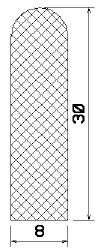 MZS 25049 30×8 mm